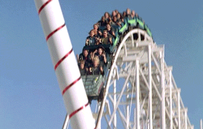 roller coaster GIF