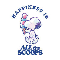 Ice Cream Animation Sticker by Peanuts