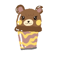 Wadooma ice cream smoothie animal crossing acnh Sticker