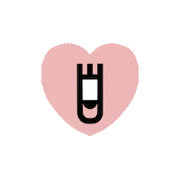 Heart Lash Sticker by FlutterLash&BeautyBoutique