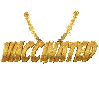 papabogner bling vaccine vaccinated impfen Sticker