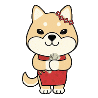 Boba Shiba Sticker by OHAYOTEA