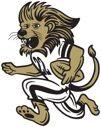 Leo The Lion Football Sticker by Lindenwood University