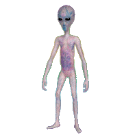 alien outer space STICKER