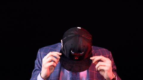 lets go bulls hat GIF by NBA