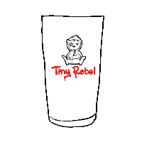 Beer Pint Sticker by Tiny Rebel Brewery