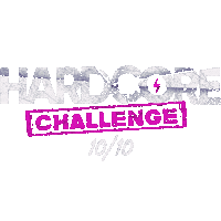 Challenge Hardcore Sticker by Stone Fit