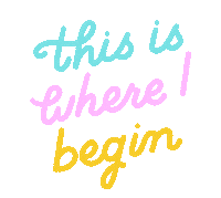 Beginning Right Here Sticker by Jennifer Niven