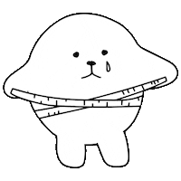 Sad Dog Sticker