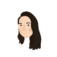 Illustration Woman Sticker by Ann of Facedit