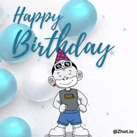 Happy Birthday GIF by Zhot