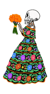 Day Of The Dead Halloween Sticker by Jack0_o
