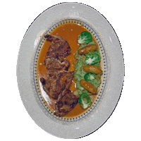 Brussels Sprouts Chicken Sticker by Major Food Group