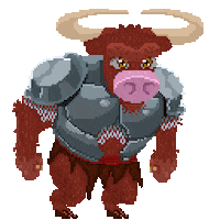 Dnd Minotaur Sticker