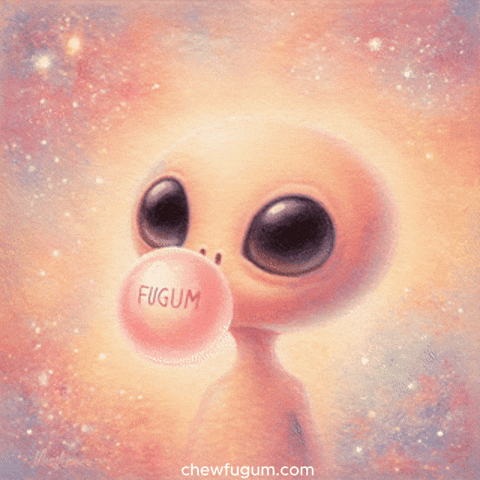 Vibe Cute Alien GIF by Fugum