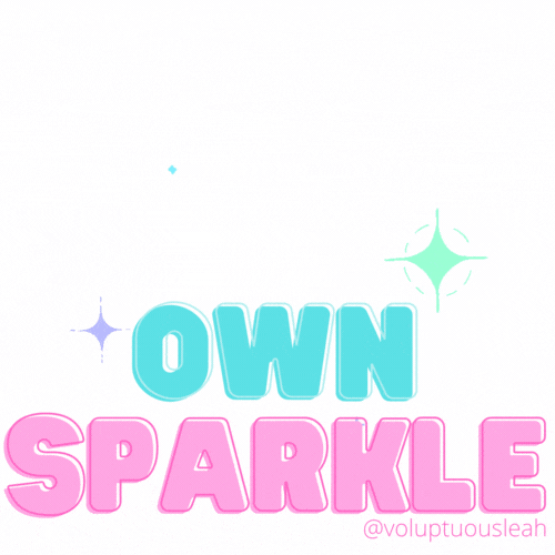 Happy Sparkle GIF by voluptuousleah