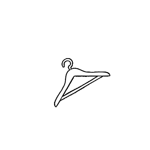 miakraft giphyupload fashion clothing clotheshanger Sticker