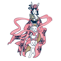 Rabbit Lantern Sticker by SCENE SHANG