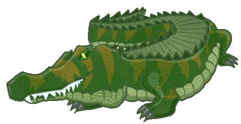 Crocodile Gator Sticker by mackelangelo