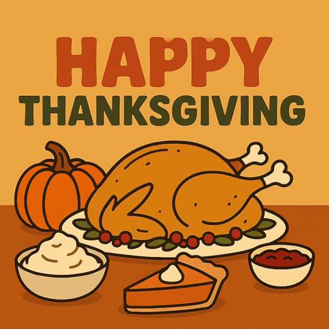 Thanksgiving Day Weather GIF by Brzzy
