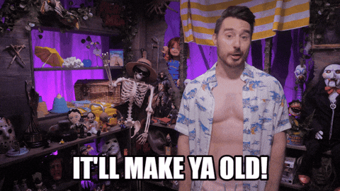 Aging Growing Up GIF by Dead Meat James