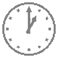 about time clock STICKER