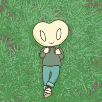 Grass Chilling GIF by LT3 Creations