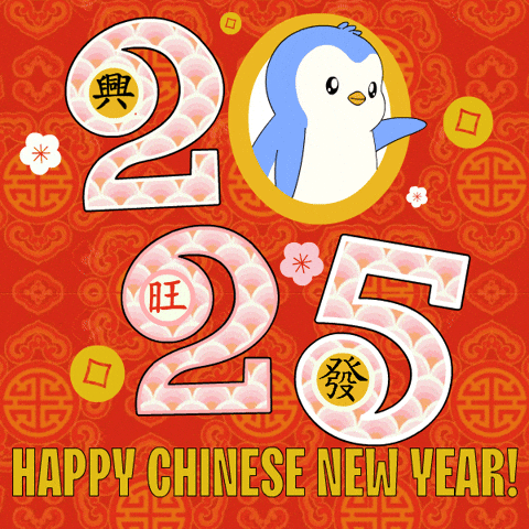 Chinese New Year Penguin GIF by Pudgy Penguins