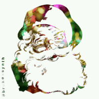 santa tinsel GIF