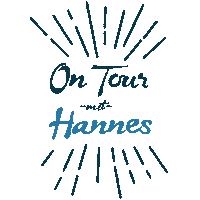 hannes_camper blue vacation camping vacay Sticker