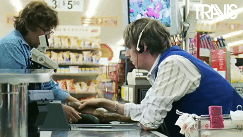 Aroused Grocery Store GIF by Travis