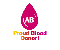 Ab Blood Donation Sticker by Versiti Blood Centers
