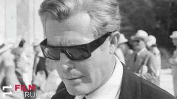 federico fellini sunglasses GIF by FilmStruck