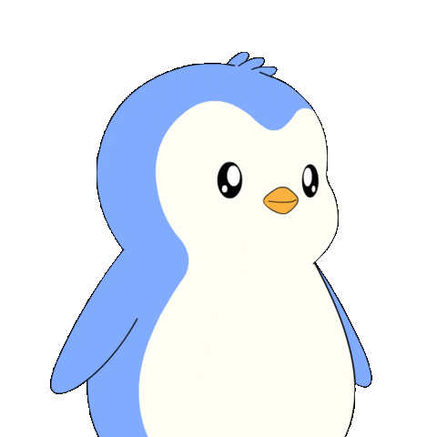 Penguin Warning Sticker by Pudgy Penguins