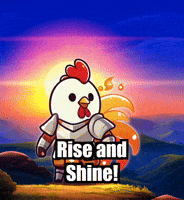 Rise And Shine Sunrise GIF by Zorooster