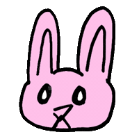 Rabbit うさぎ Sticker by koimoffee