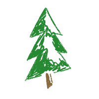 Christmas Tree Sticker by Columbus Café & Co
