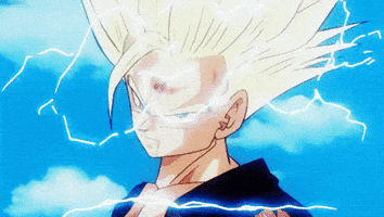 doom_scroll dbz vegeta impact cell GIF