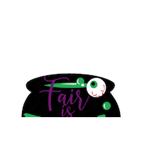 MixdJuxt halloween witches fair shakespeare Sticker