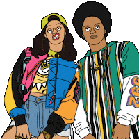 Cardi B 90S Sticker