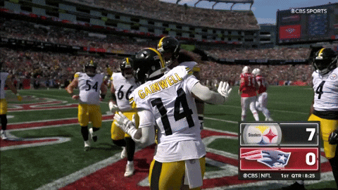 Excited Celebration GIF by Pittsburgh Steelers