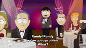 randy marsh dinner GIF by South Park 