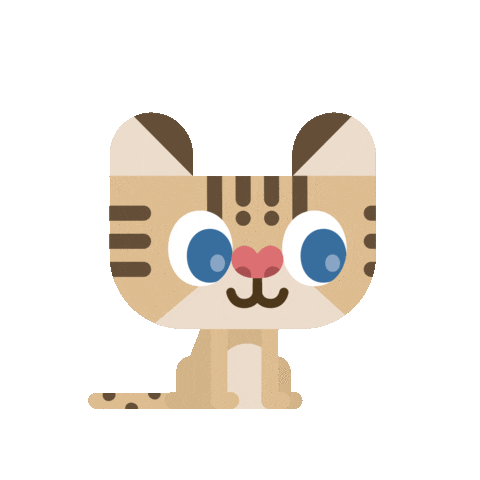 Cat Pounce Sticker by 黑啤 BEERU