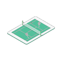 TotalEnergiesXBadminton energy smash court badminton Sticker