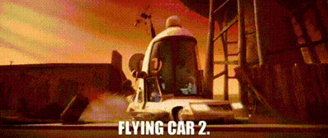 Cloudy With A Chance Of Meatballs Car GIF
