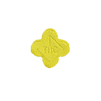 high life thc Sticker by O.penVAPE