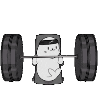 Work Out Fun Sticker by Sappy Seals Community