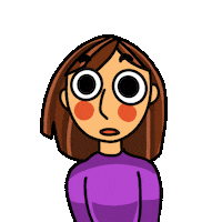 face look Sticker by JenChibi