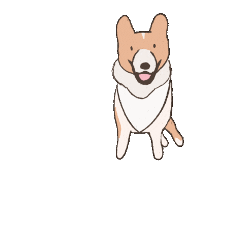 Happy Dog Sticker