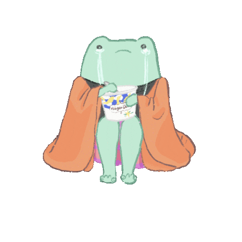 ribbitworkshop giphyupload crying frog tears Sticker
